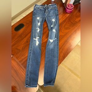 Hollister Mid Rise Super Skinny Jeans